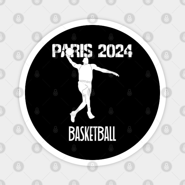 Paris 2024 Magnet by Womens Art Store